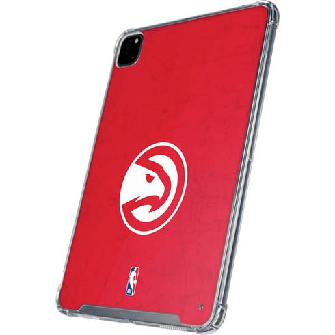 NBA Atlanta Hawks Distressed iPad Pro 12.9in (2020) Clear Case